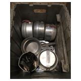 Campfire cooking equipment. Plates, bowls, Campfire cooking equipment. Plates, bowls,
