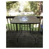 Glass top patio table Glass top patio table