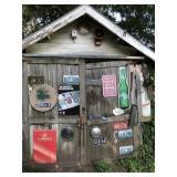 Advertising signs, bottle opener, hand winch, Advertising signs, bottle opener, hand winch,