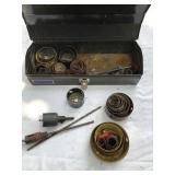 Toolbox full of holesaw bits, mandrels, lots of Toolbox full of holesaw bits, mandrels, lots of