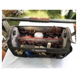 Husky tool bag with lots of assorted tools. Husky tool bag with lots of assorted tools.
