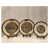 Chokin Art Collection plates Chokin Art Collection plates