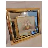Mirrored floral canvas paintings Mirrored floral canvas paintings