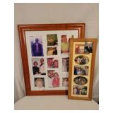 Assorted picture frames, wood and metal Assorted picture frames, wood and metal