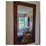 Wood framed mirror 20 x 36 Wood framed mirror 20 x 36