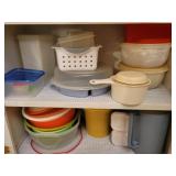 Tupperware and other plastic kitchen containers Tupperware and other plastic kitchen containers