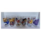 1977 McDonald's Collector Glasses, Set of 6