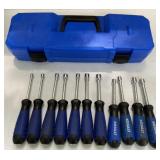 Kobalt SAE/Metric Nut Driver Set w/case and extra