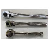 Craftsman USA Ratchets Lot 1/4', 3/8', 1/2'