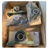 P205 Pillow Block Bearing Lot (4) Bearings