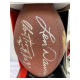 KC Chiefs Len Dawson / Christian Okoye Autographed