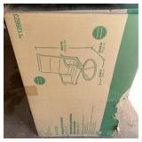 Outdoor Patio Sling Swivel Chairs Set of 2 In Box