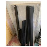 Metal Shelf w/wood inserts 48'w x 24'd x 72'h