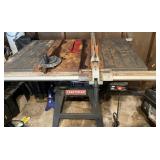 Craftsman 10in Table Saw, Top is Rusted,