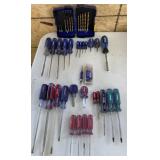 Kobalt Screwdrivers and Bits Lot