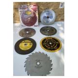 Saw Blade Lot 7in and 7-1/4in