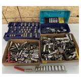 Large Lot Misc Sockets-Craftsman, Kobalt, Stanley