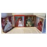 Holiday Barbie Lot 2008, 2010, 2011, 2012