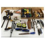 Miscellaneous Tools Lot, Palm Nailer, Chalk