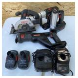 Craftsman 19.2v Cordless Tools Lot Tested/Runs