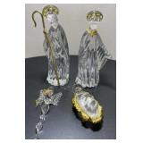 Gotham Germany Crystal Nativity Set Gotham Germany Crystal Nativity Set