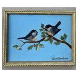 K.C. Artist, Bud Snidow-Birds, Original Acrylic K.C. Artist, Bud Snidow-Birds, Original Acrylic