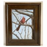 K.C. Artist, Bud Snidow-Cardinal Original Acrylic K.C. Artist, Bud Snidow-Cardinal Original Acrylic