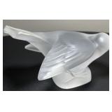 Beautiful Genuine Lalique France Crystal Sparrow Beautiful Genuine Lalique France Crystal Sparrow