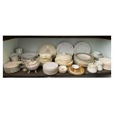 Misc Vintage China Lot, Entire Contents of Shelf Misc Vintage China Lot, Entire Contents of Shelf