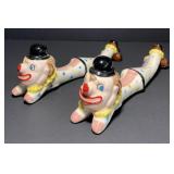 Tilso Japan Hand Painted Clown Salt & Pepper Tilso Japan Hand Painted Clown Salt & Pepper