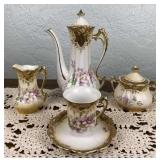 Vintage Ardco Porcelain China Tea Set Vintage Ardco Porcelain China Tea Set