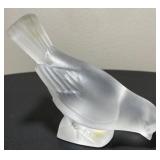 Beautiful Genuine Lalique France Crystal Sparrow Beautiful Genuine Lalique France Crystal Sparrow
