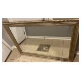 34x48 Gold Framed Mirrors Pair 34x48 Gold Framed Mirrors Pair