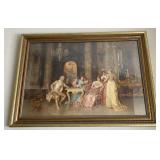Francisco Beda 'The Chess Game' Framed Print Francisco Beda 'The Chess Game' Framed Print