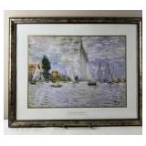 Claude Monet Regates A Argenteuil Art Print Inset Claude Monet Regates A Argenteuil Art Print Inset