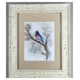 Margaret A. Stubbs Original Bluebird Watercolor Margaret A. Stubbs Original Bluebird Watercolor