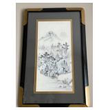 Japanese Secluded Mountain Retreat Prints (Pair) Japanese Secluded Mountain Retreat Prints (Pair)