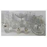 Crystal and Glassware Lot of 18 pcs Crystal and Glassware Lot of 18 pcs