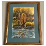 Edyce Frazier Original Watercolor As The Deer Edyce Frazier Original Watercolor As The Deer