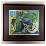 'The Muse' Pablo Picasso Print 21-1/2 x 26-1/2 'The Muse' Pablo Picasso Print 21-1/2 x 26-1/2