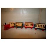 4 PIECE PAINTED TRAIN