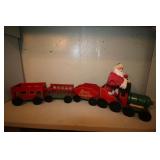 4 PIECE RED SANTA TRAIN