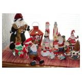 SANTA ON ROCKING REINDEER, GUITAR SANTA, SANTA ON ROCKING REINDEER, GUITAR SANTA,