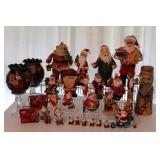 COKE SANTA CANDLE HOLDERS (2), MINI SANTAS COKE SANTA CANDLE HOLDERS (2), MINI SANTAS
