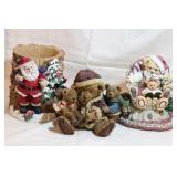 LOG SANTA, BEARS LOG SANTA, BEARS