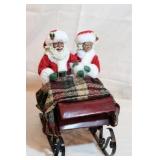 SANTA & MRS CLAUS IN SLEIGH, SANTA & MRS CLAUS IN SLEIGH,