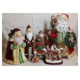 COOKIE JAR SANTA, SANTA TEAPOT LAMP COOKIE JAR SANTA, SANTA TEAPOT LAMP
