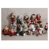 FISHING SANTAS, CANDLE HOLDER SANTA FISHING SANTAS, CANDLE HOLDER SANTA