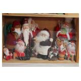 CRATE WITH SANTAS & A BOX WITH SANTAS CRATE WITH SANTAS & A BOX WITH SANTAS
