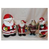 SANTA COOKIE JAR, SANTA IN CHIMNEY, SANTA COOKIE JAR, SANTA IN CHIMNEY,